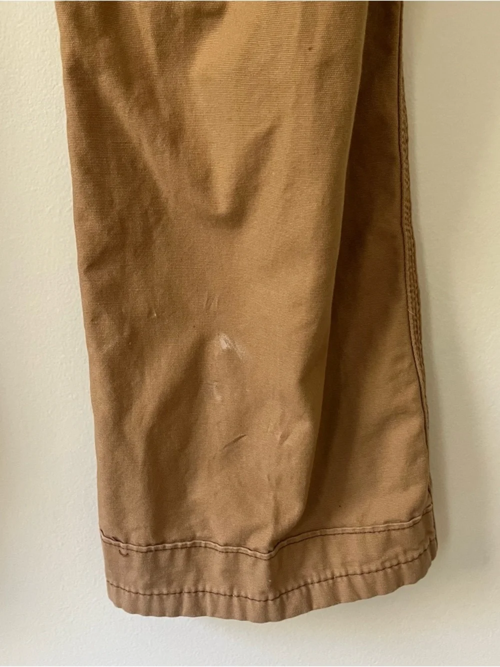 Men's Wrangler Work Pants 40 Tan Brown